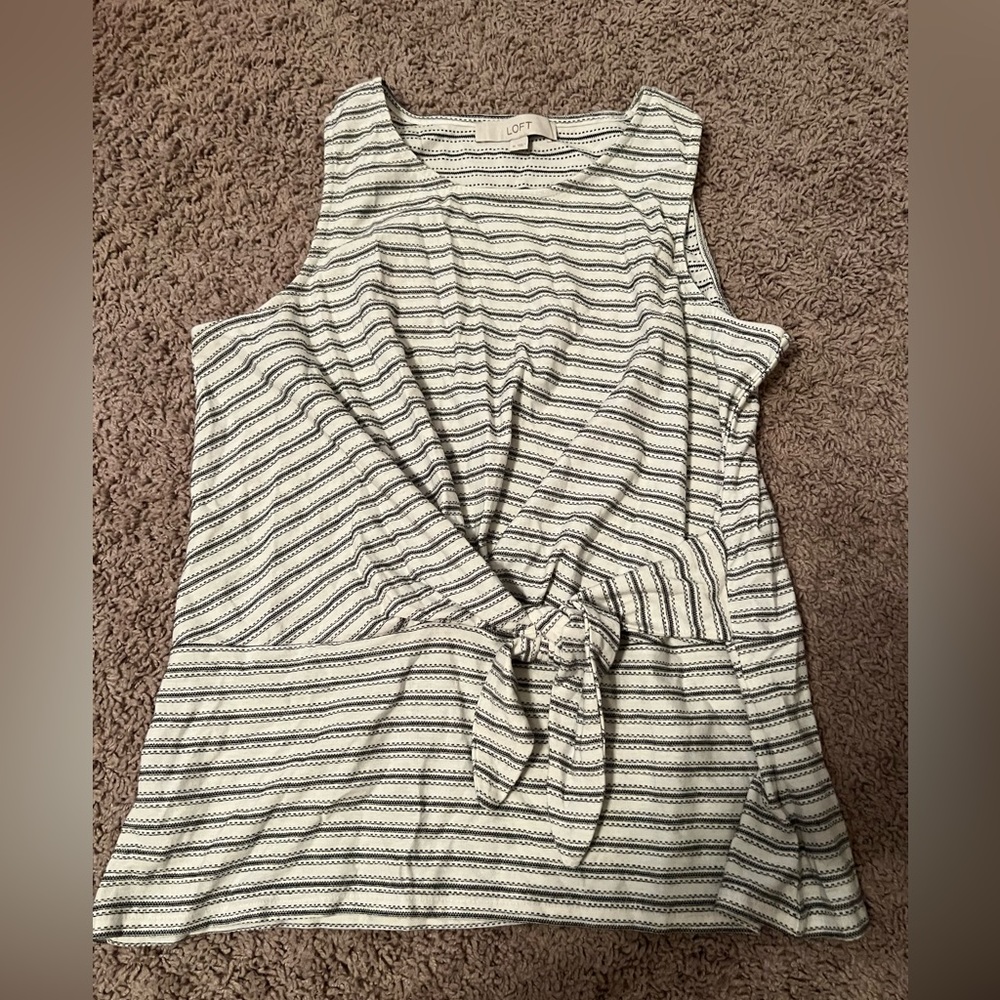 Loft striped blouse Size Medium